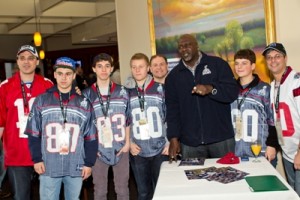 2012 Celebrity Guest Super Bowl XXV MVP Ottis Anderson with VIP Guests 